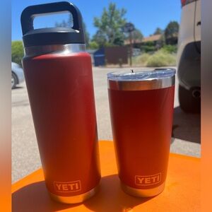 Yeti bundle matching 26oz bottle and 20oz cup
